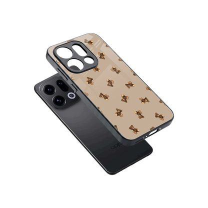 Cuddle Mode sleek oppo find x9 cover with tempered glass back and TPU edges