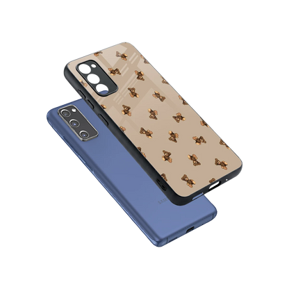 Cuddle Mode sleek samsung galaxy s20 fe cover with tempered glass back and TPU edges