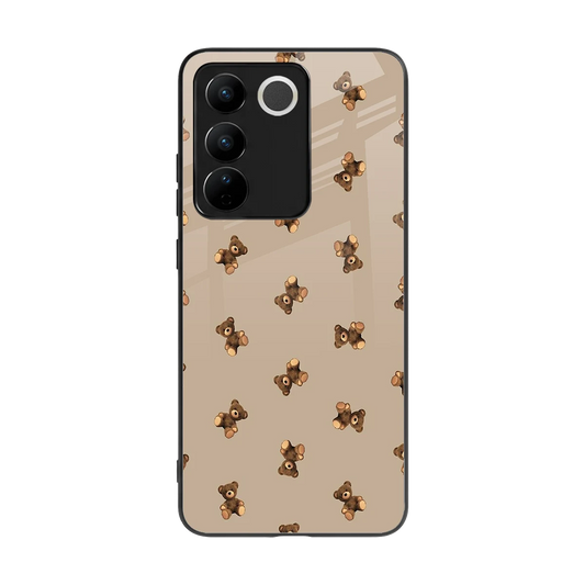 Cuddle Mode back phone cover | glass case for vivo v27 5g