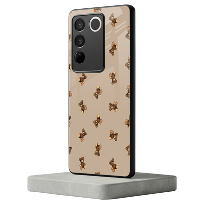 Cuddle Mode vivo v27 5g mobile cover | shockproof glass phone case