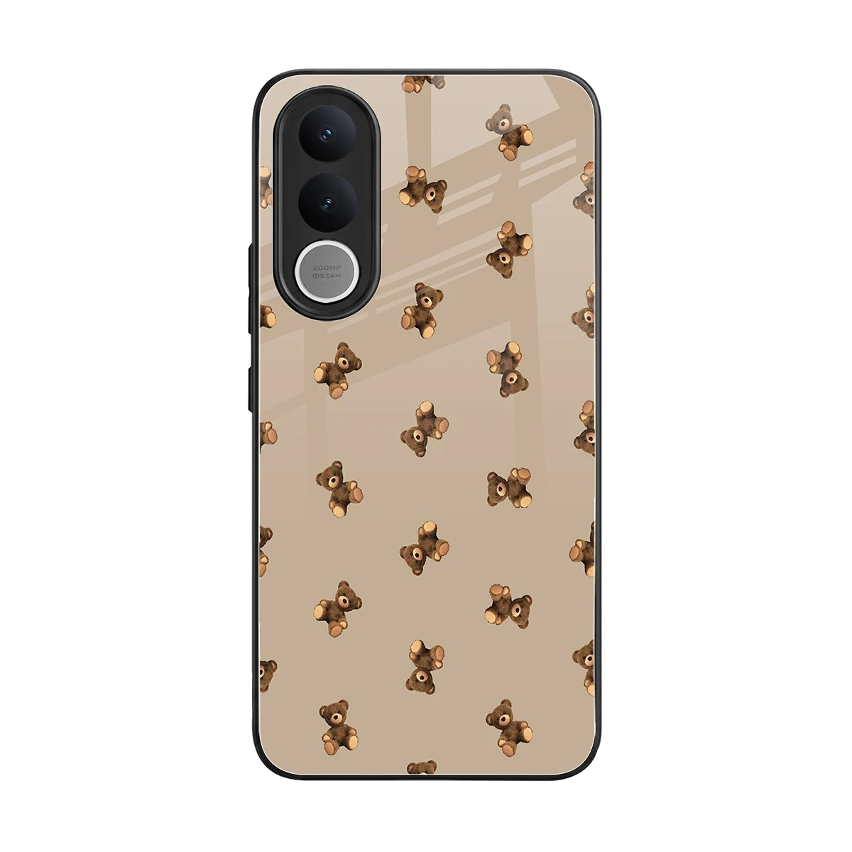 Cuddle Mode back phone cover | glass case for vivo v70 fe