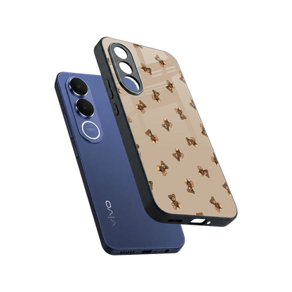 Cuddle Mode sleek vivo v70 fe cover with tempered glass back and TPU edges