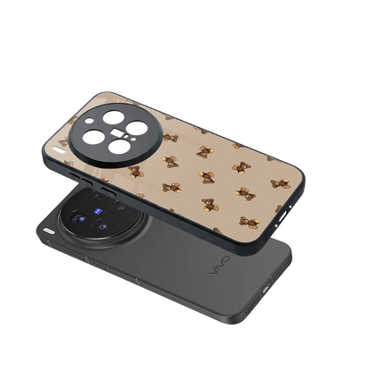 Cuddle Mode sleek vivo x300 pro cover with tempered glass back and TPU edges
