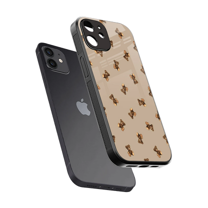 Cuddle Mode sleek iphone 12 cover with tempered glass back and TPU edges