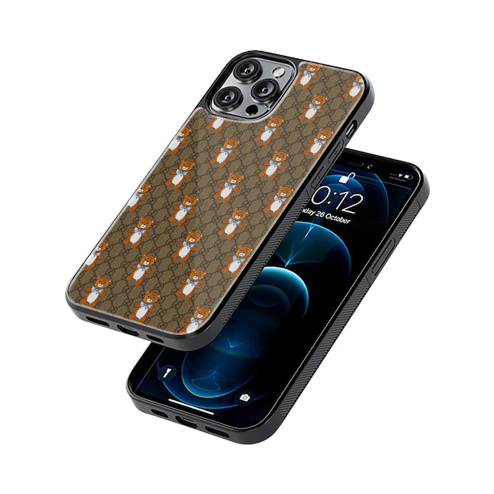 Protective Glass Back Phone Case Compatible with iPhone, Samsung, OnePlus, Pixel & More
