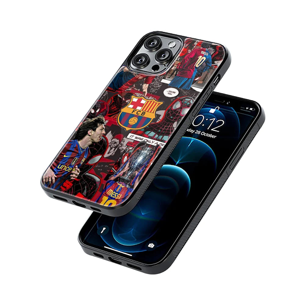 Protective Glass Back Phone Case Compatible with iPhone, Samsung, OnePlus, Pixel & More
