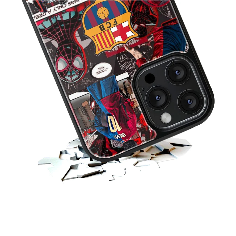 Durable Glass Back Mobile Case for iPhone, Samsung, OnePlus, Google Pixel, Redmi, Vivo, Oppo