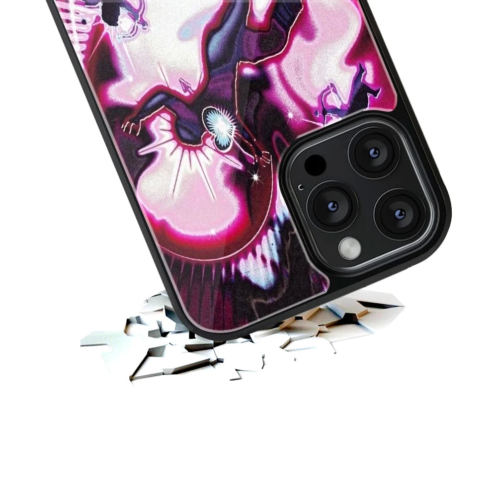 Durable Glass Back Mobile Case for iPhone, Samsung, OnePlus, Google Pixel, Redmi, Vivo, Oppo