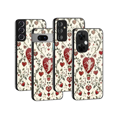 Stylish Glass Back Case for All Smartphones iPhone, Samsung, OnePlus, Pixel, Redmi, Oppo, Vivo, Motorola