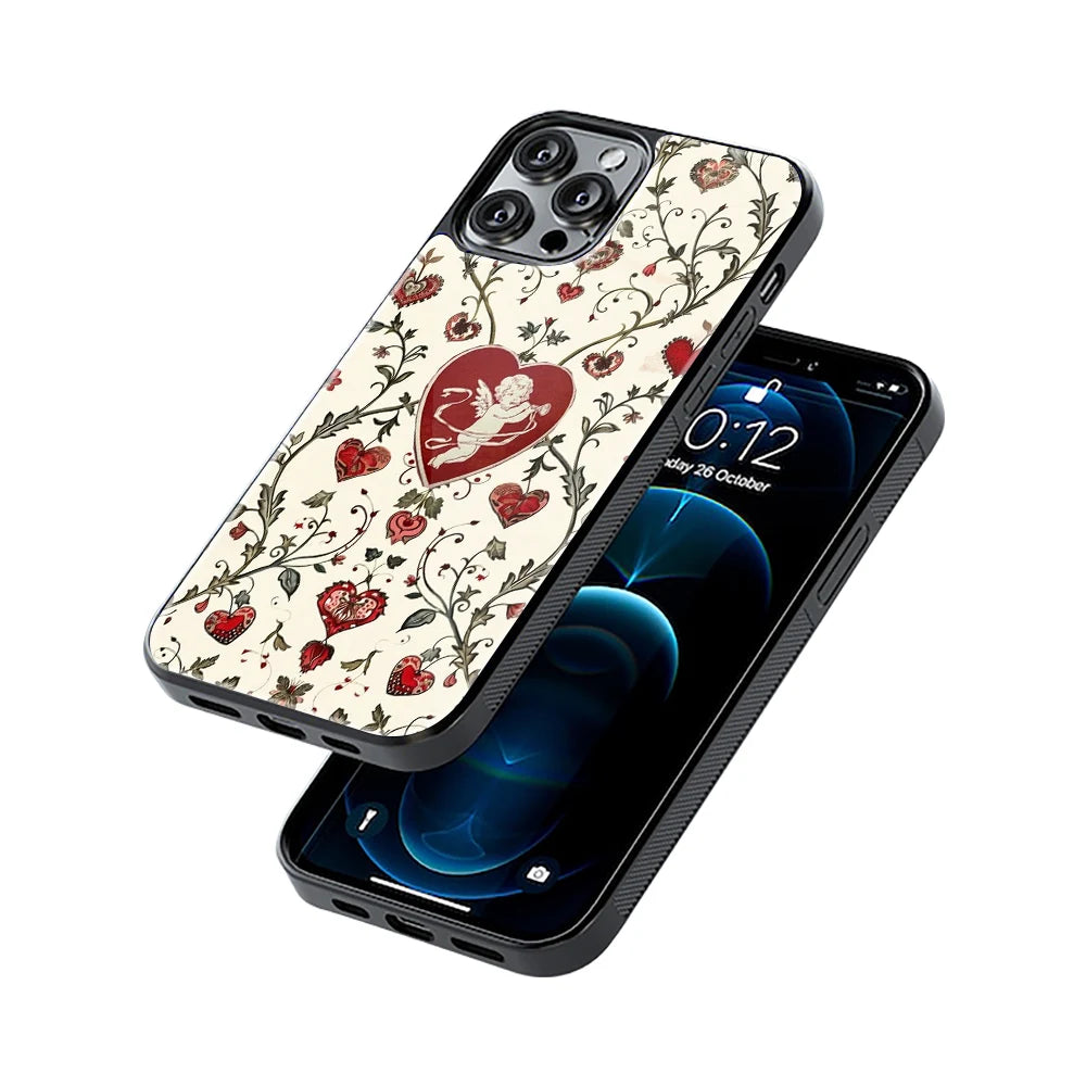 Protective Glass Back Phone Case Compatible with iPhone, Samsung, OnePlus, Pixel & More