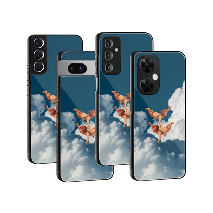 Stylish Glass Back Case for All Smartphones iPhone, Samsung, OnePlus, Pixel, Redmi, Oppo, Vivo, Motorola