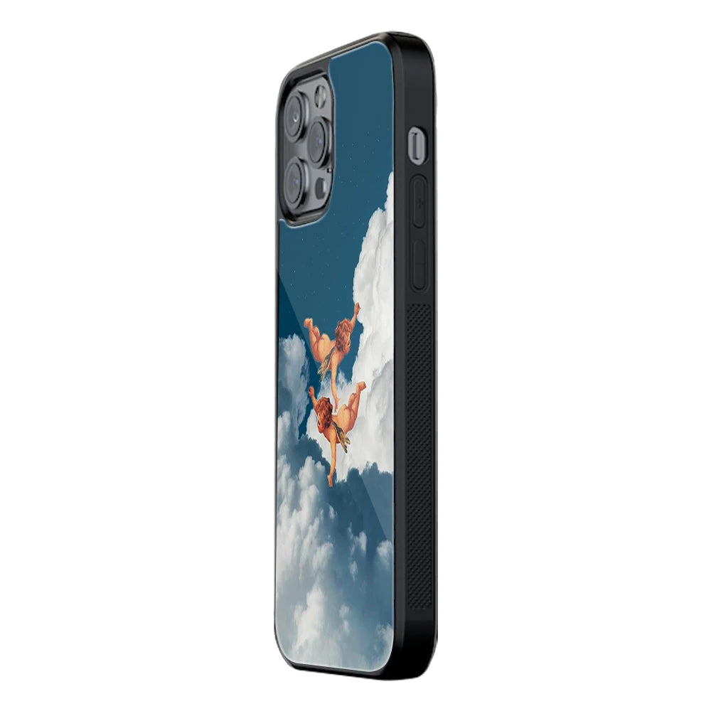 Trendy Glass Back Mobile Case for iPhone, Samsung, Redmi, OnePlus, Google Pixel, Motorola
