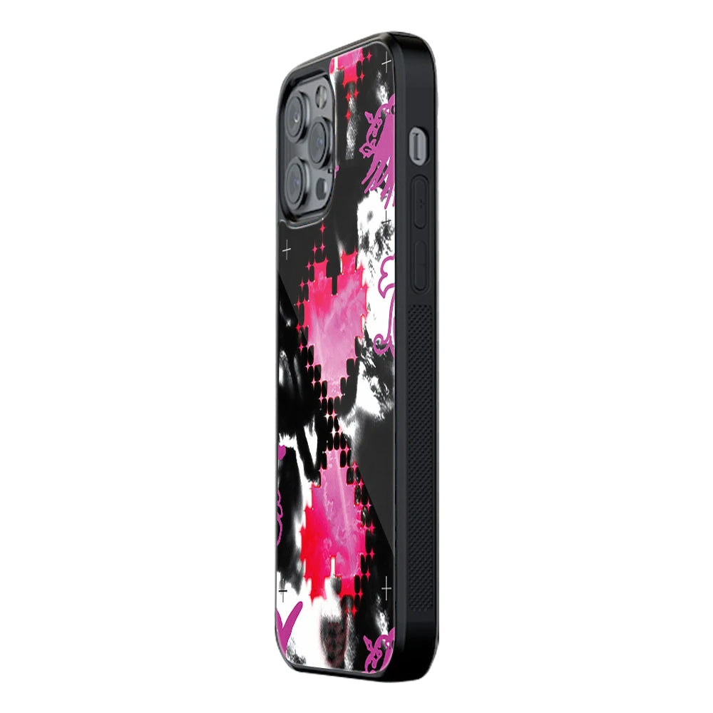 Trendy Glass Back Mobile Case for iPhone, Samsung, Redmi, OnePlus, Google Pixel, Motorola