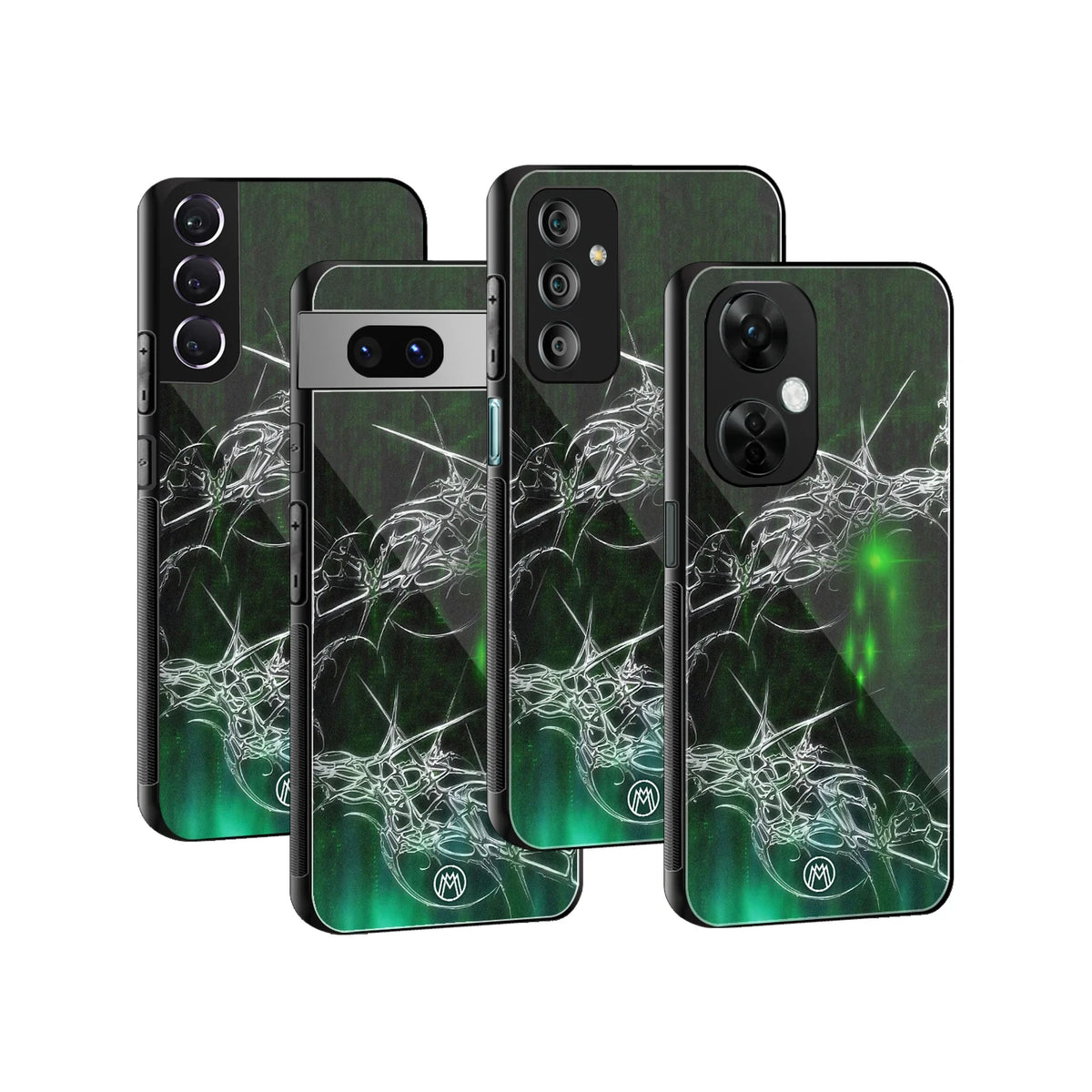 Stylish Glass Back Case for All Smartphones iPhone, Samsung, OnePlus, Pixel, Redmi, Oppo, Vivo, Motorola