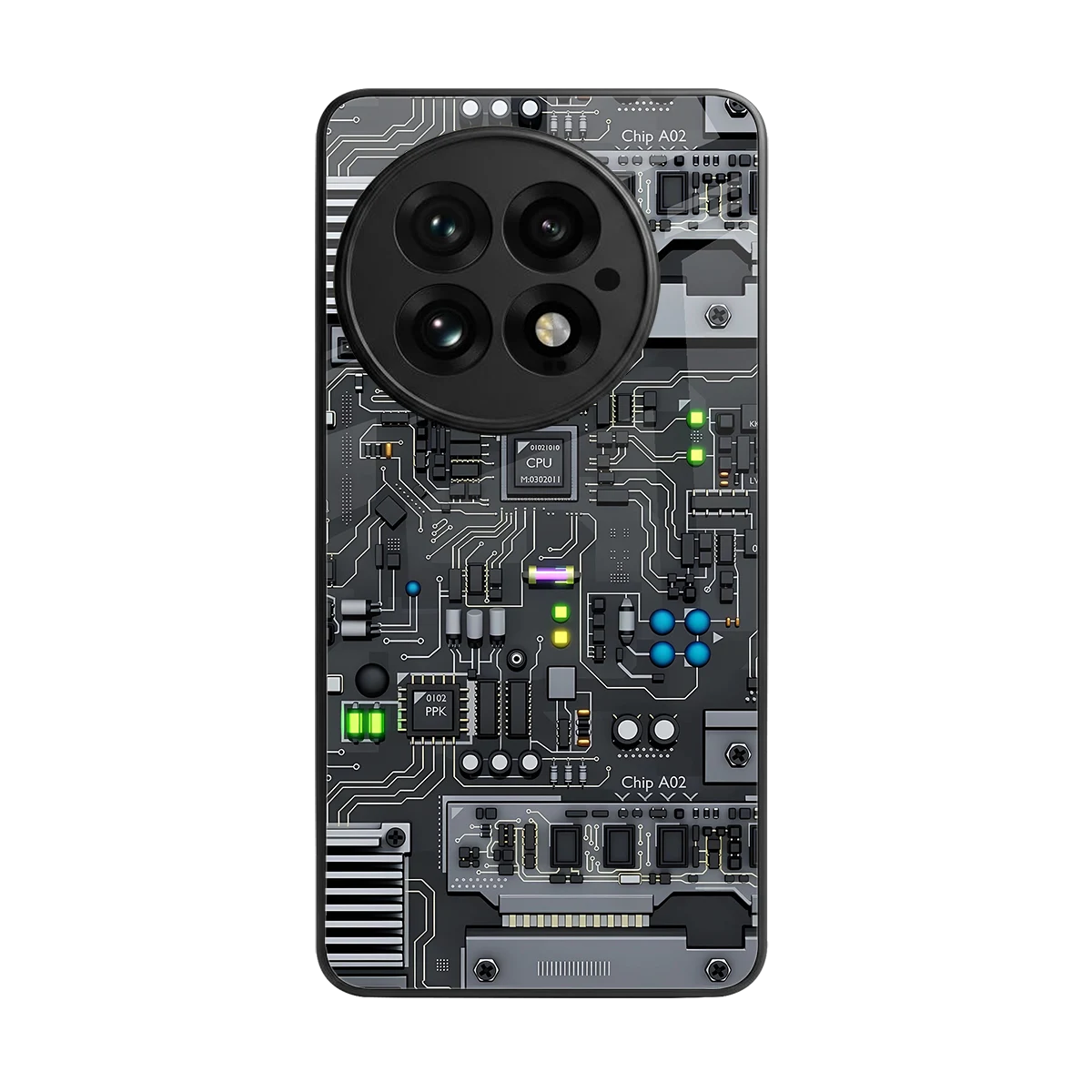 Cybercore back phone cover | glass case for oneplus 13