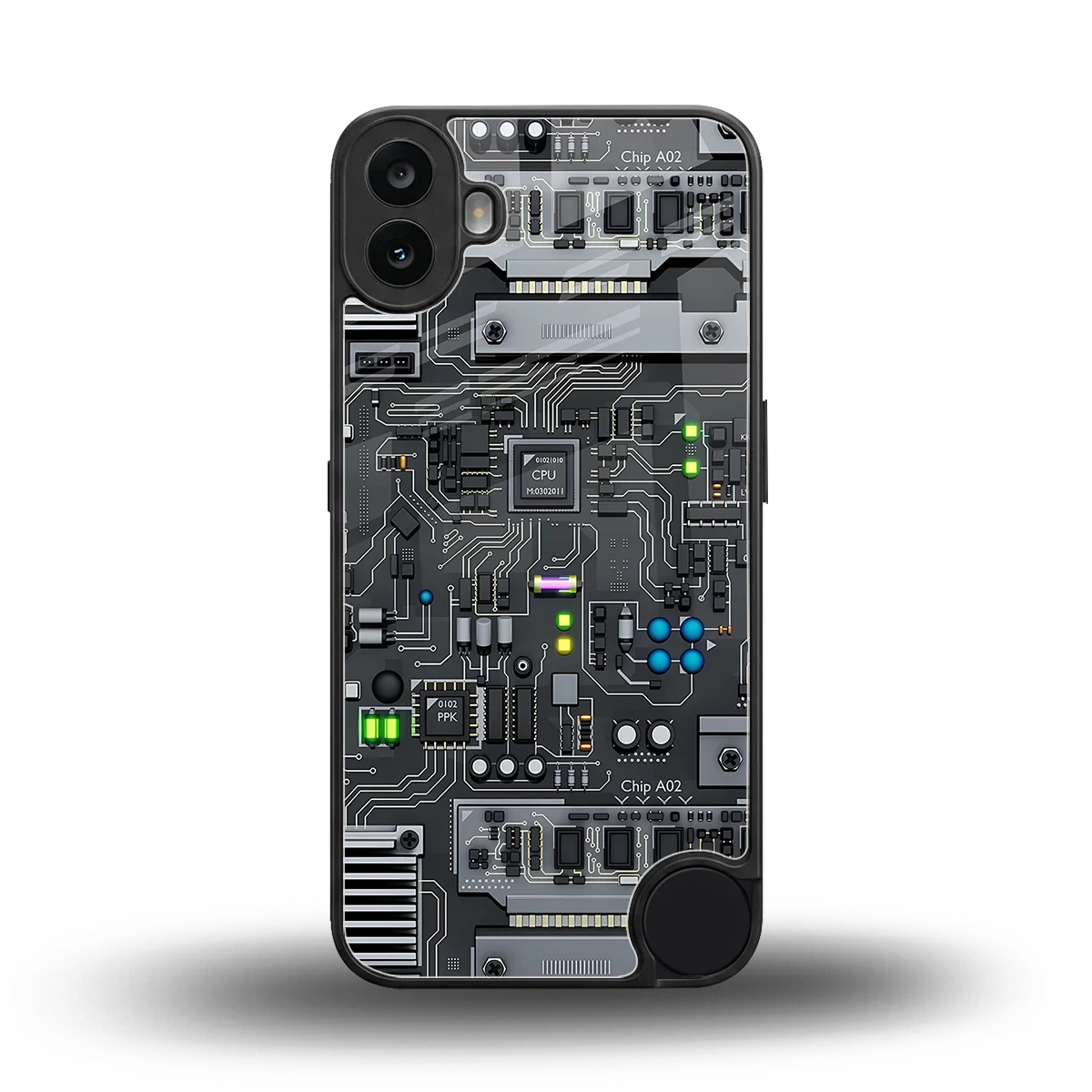 Cybercore back phone cover | glass case for cmf nothing phone 1