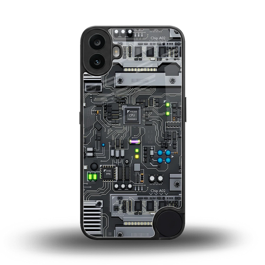 Cybercore back phone cover | glass case for cmf nothing phone 1