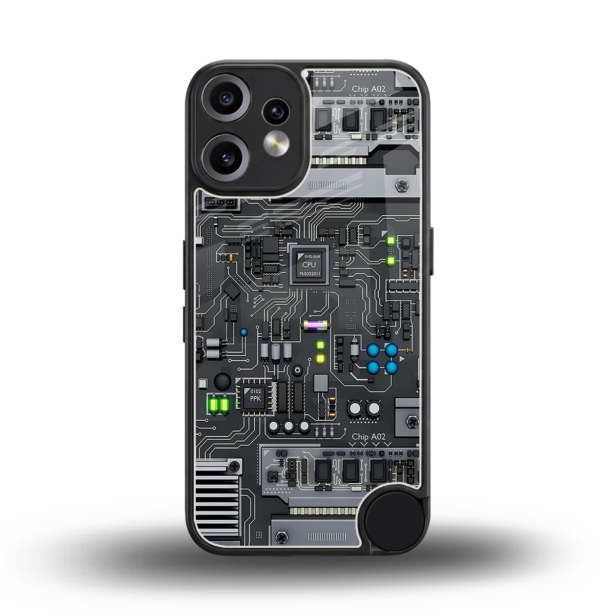 Cybercore back phone cover | glass case for cmf nothing phone 2 pro
