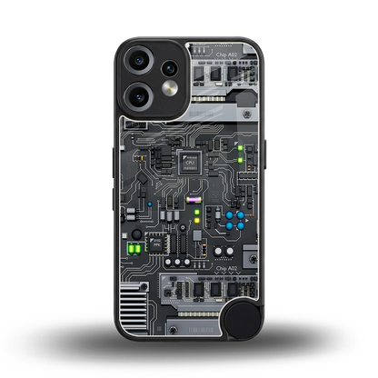 Cybercore back phone cover | glass case for cmf nothing phone 2 pro