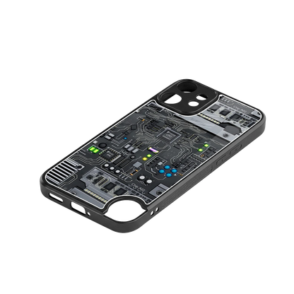 Cybercore stylish phone case for cmf nothing phone 2 pro | glossy glass and slim fit