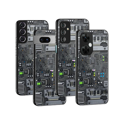 Stylish Glass Back Case for All Smartphones iPhone, Samsung, OnePlus, Pixel, Redmi, Oppo, Vivo, Motorola