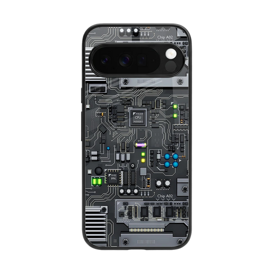 Cybercore back phone cover | glass case for google pixel 10 pro xl