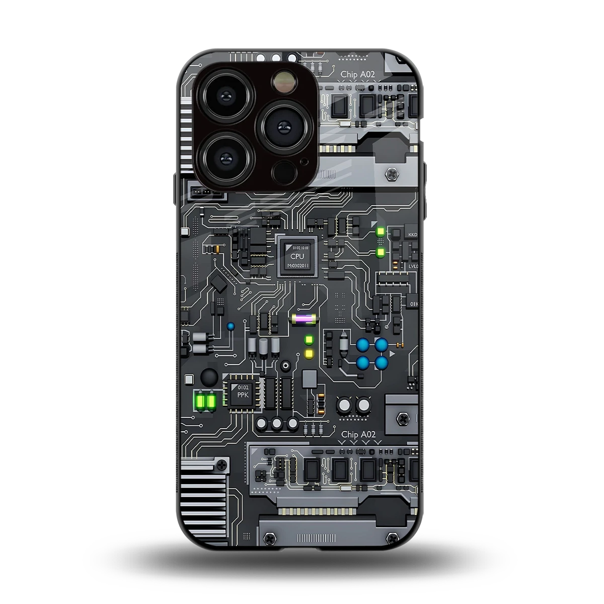 Cybercore back phone cover | glass case for iphone 11 pro