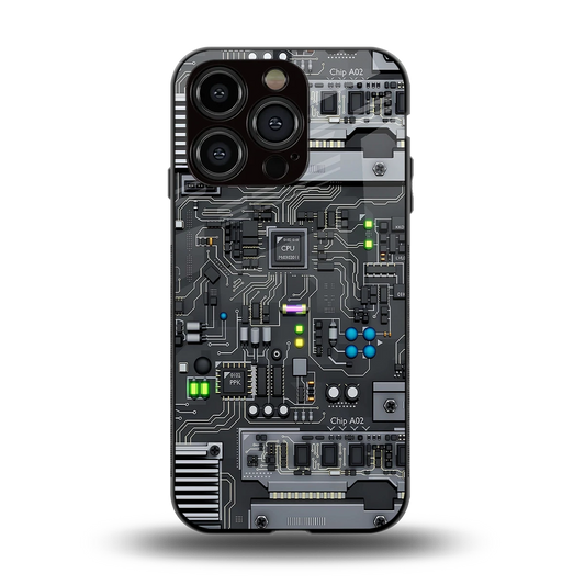 Cybercore back phone cover | glass case for iphone 11 pro