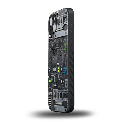 Cybercore iphone 15 mobile cover | shockproof glass phone case