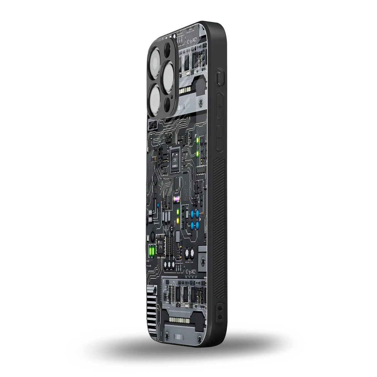 Cybercore iphone 16 pro max mobile cover | shockproof glass phone case