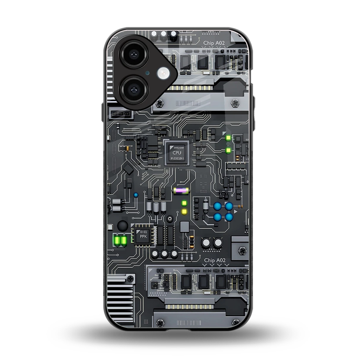 Cybercore back phone cover | glass case for iphone 16