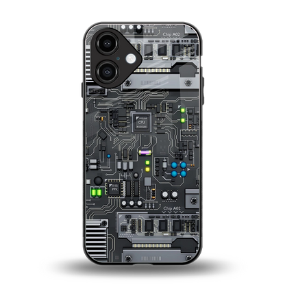 Cybercore back phone cover | glass case for iphone 16