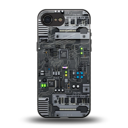 Cybercore back phone cover | glass case for iphone 17e