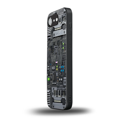 Cybercore iphone 16e mobile cover | shockproof glass phone case