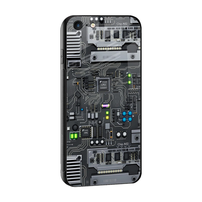 Cybercore sleek iphone 6 cover with tempered glass back and TPU edges