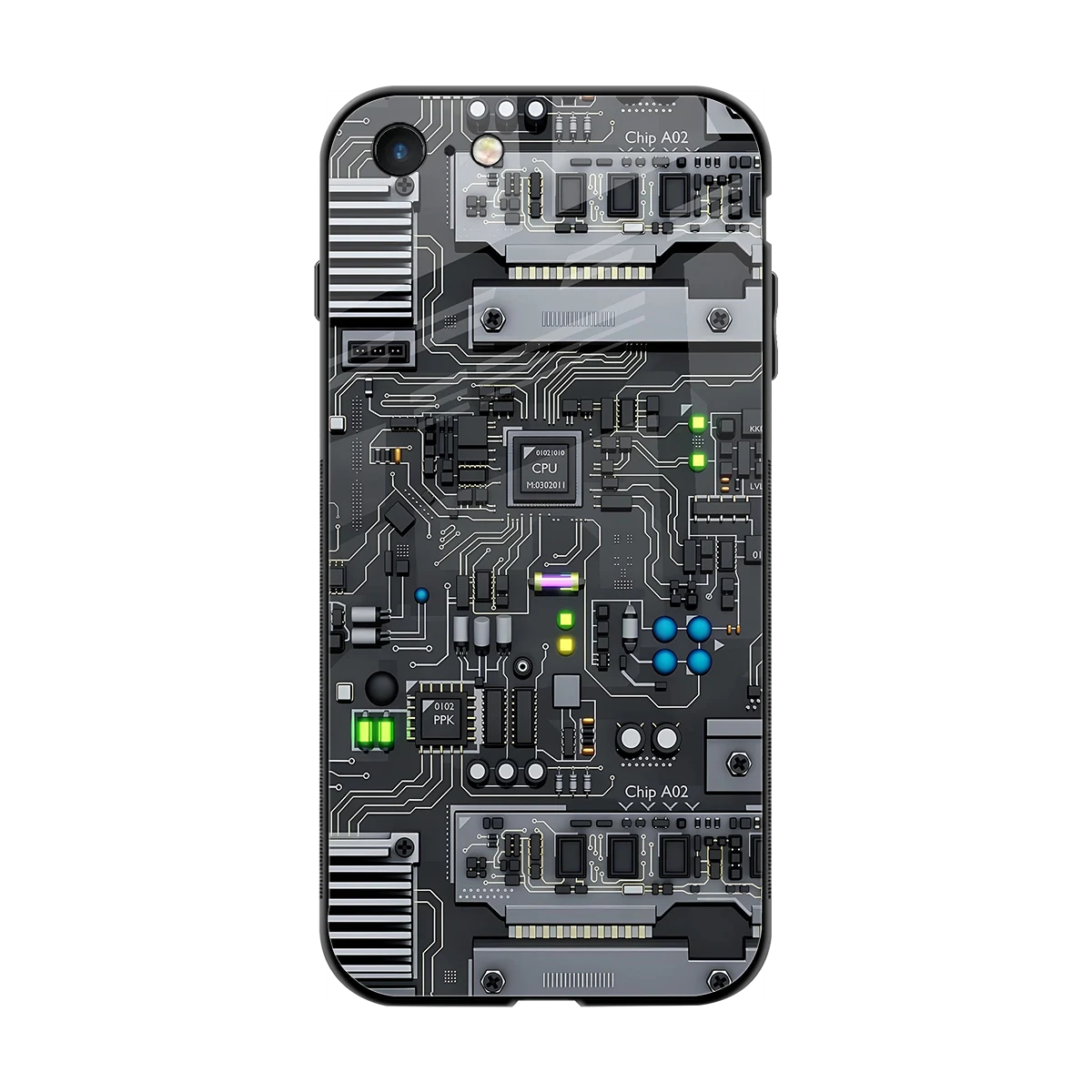 Cybercore back phone cover | glass case for iphone 7