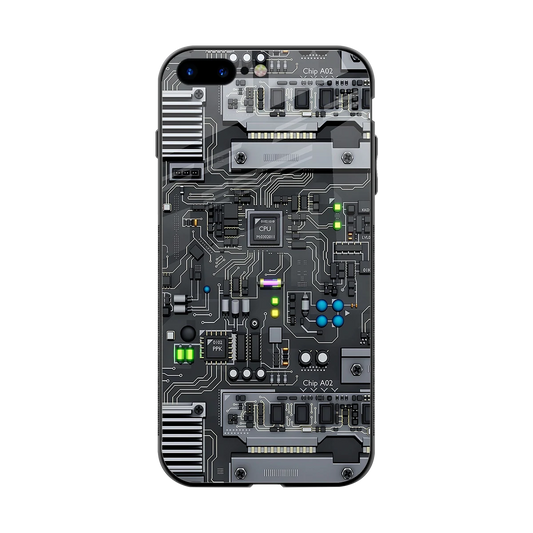 Cybercore back phone cover | glass case for iphone 7 plus