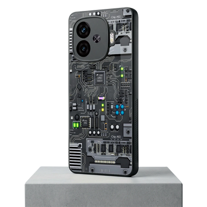 Cybercore iqoo neo 10r 5g mobile cover | shockproof glass phone case