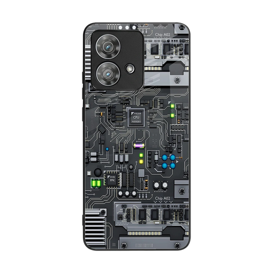 Cybercore back phone cover | glass case for motorola edge 40 neo 5g