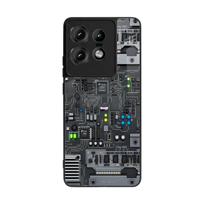 Cybercore back phone cover | glass case for motorola edge 50 pro