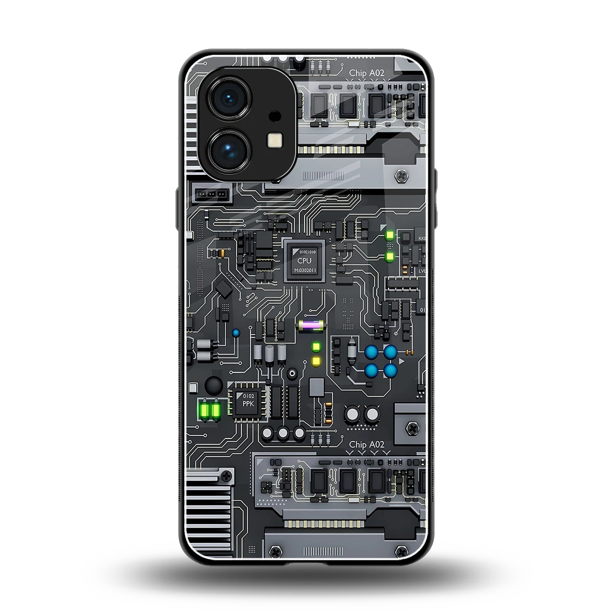 Cybercore back phone cover | glass case for nothing phone 1