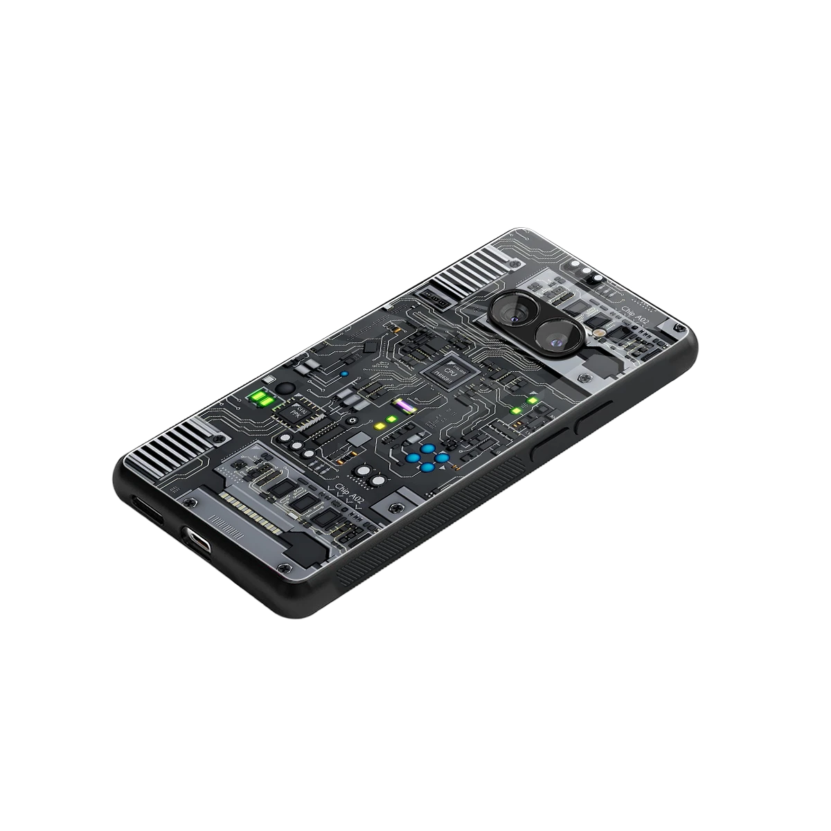 Cybercore stylish phone case for nothing phone 2a plus | glossy glass and slim fit