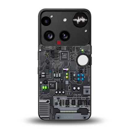 Cybercore back phone cover | glass case for nothing phone 3