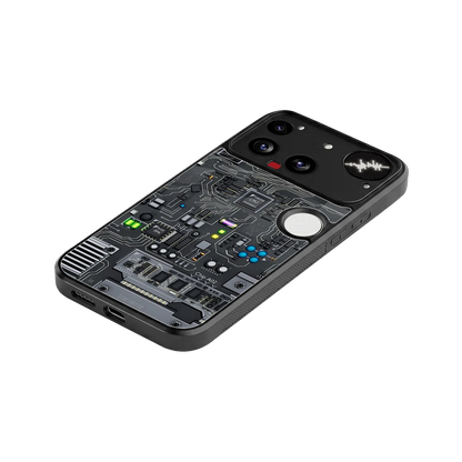 Cybercore stylish phone case for nothing phone 3 | glossy glass and slim fit