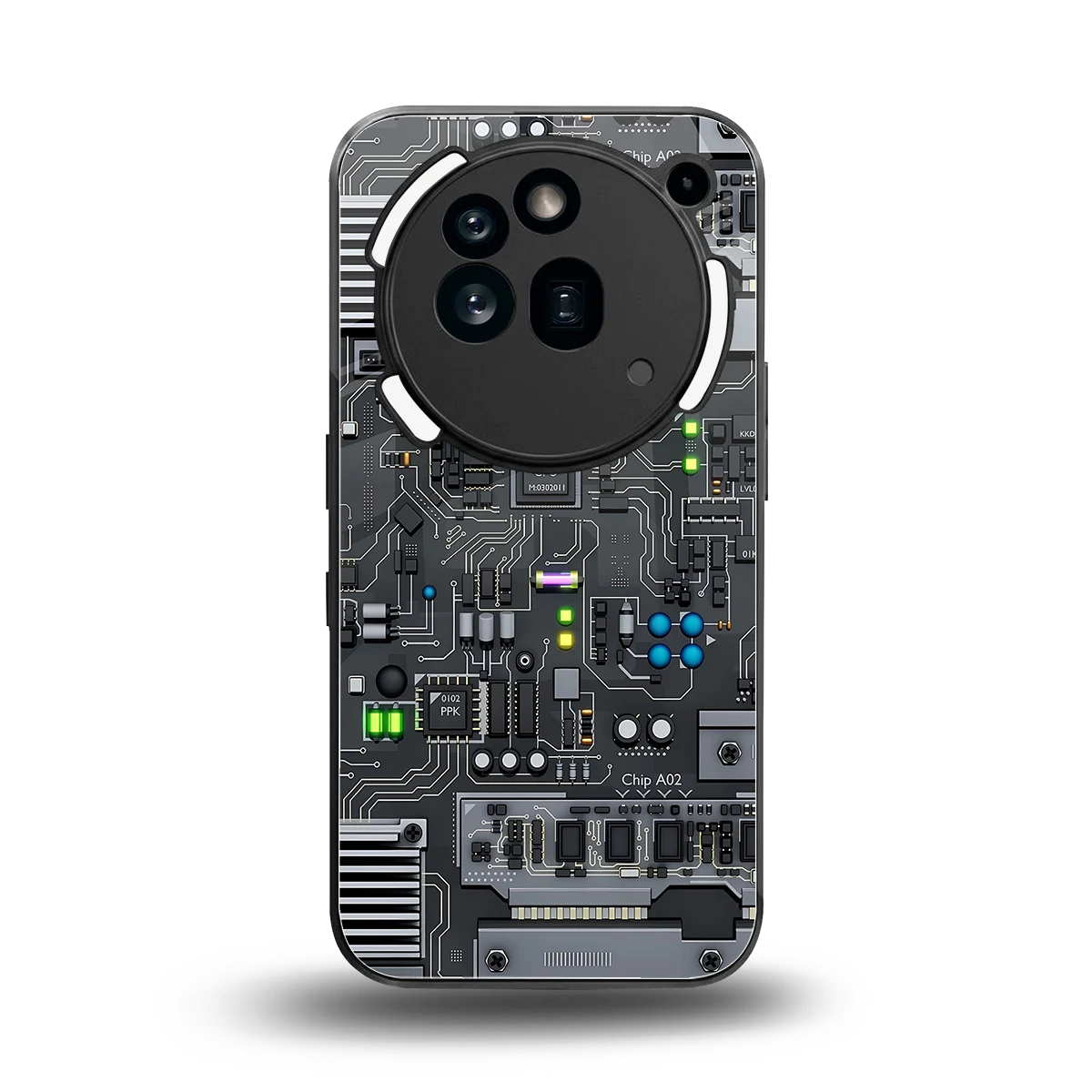Cybercore back phone cover | glass case for nothing phone 3a pro