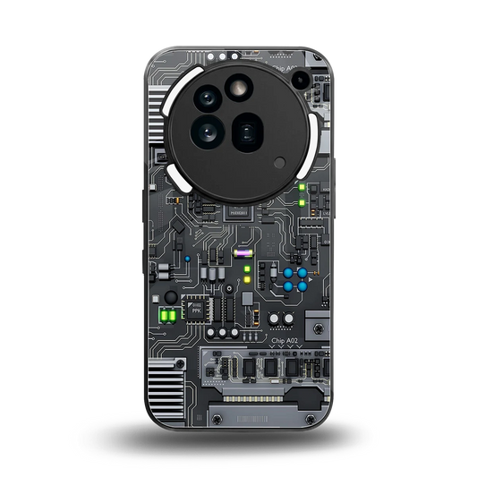 Cybercore back phone cover | glass case for nothing phone 3a pro