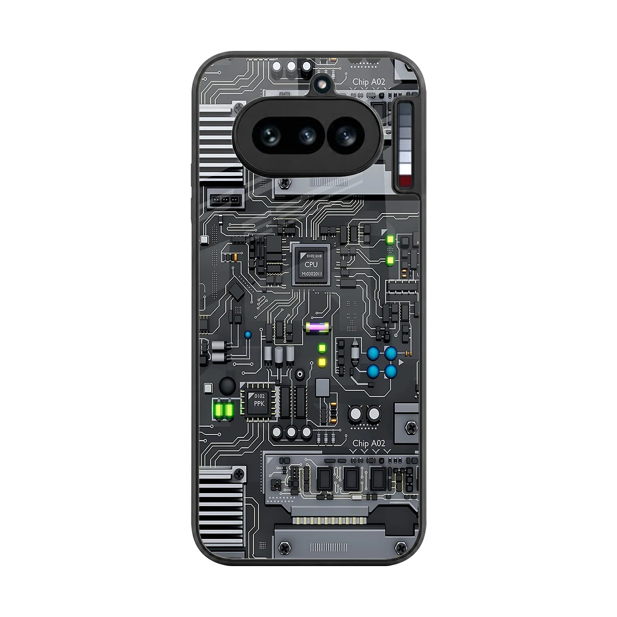 Cybercore back phone cover | glass case for nothing phone 4a
