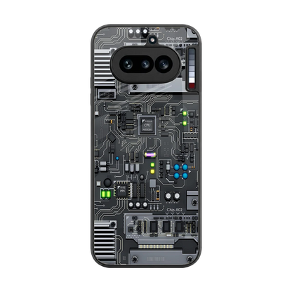Cybercore back phone cover | glass case for nothing phone 4a