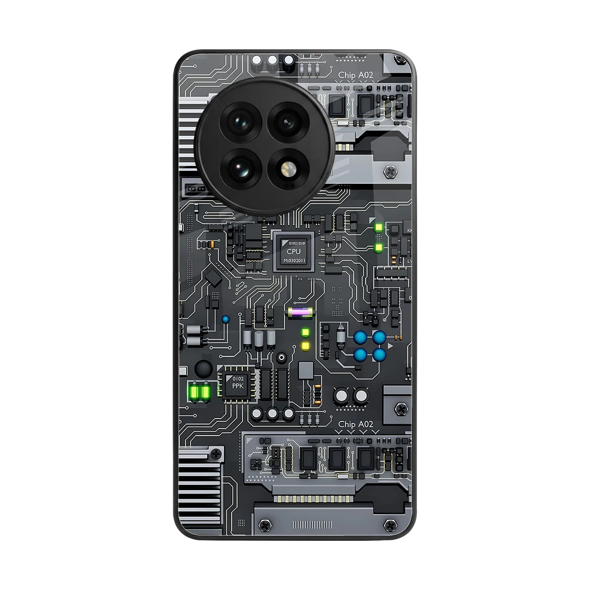 Cybercore back phone cover | glass case for oneplus 13r