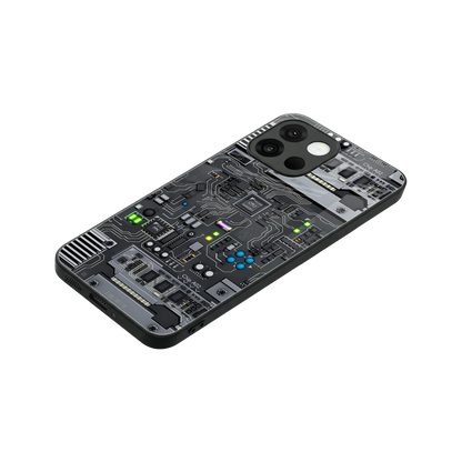 Cybercore stylish phone case for oneplus 13s | glossy glass and slim fit